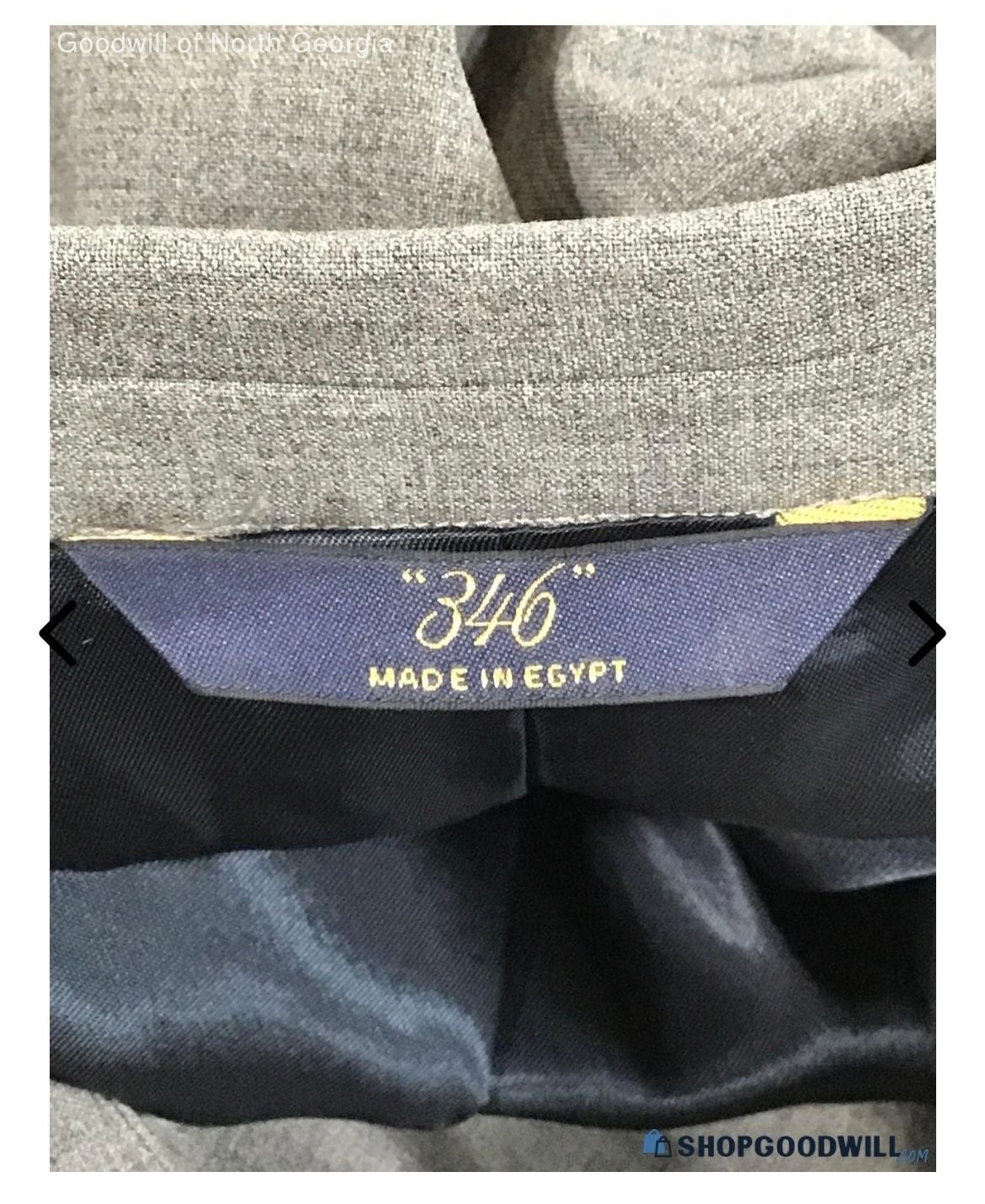 Brooks Brothers Suit Jacket 40 L Gray Striped Wool 346 size 42R Stretch Luxury Designer 2