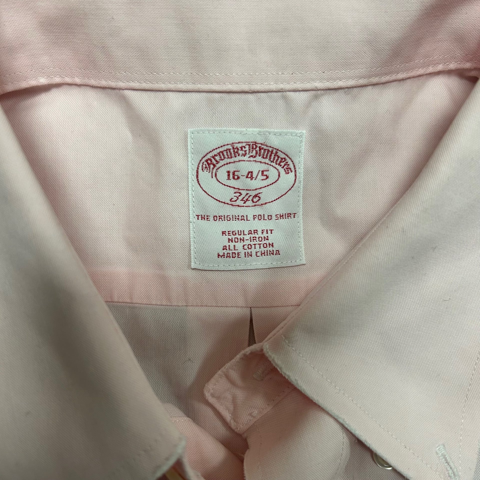 Brooks Brothers Pink Spread Collar Dress Shirts for Men size 16 4/5 4