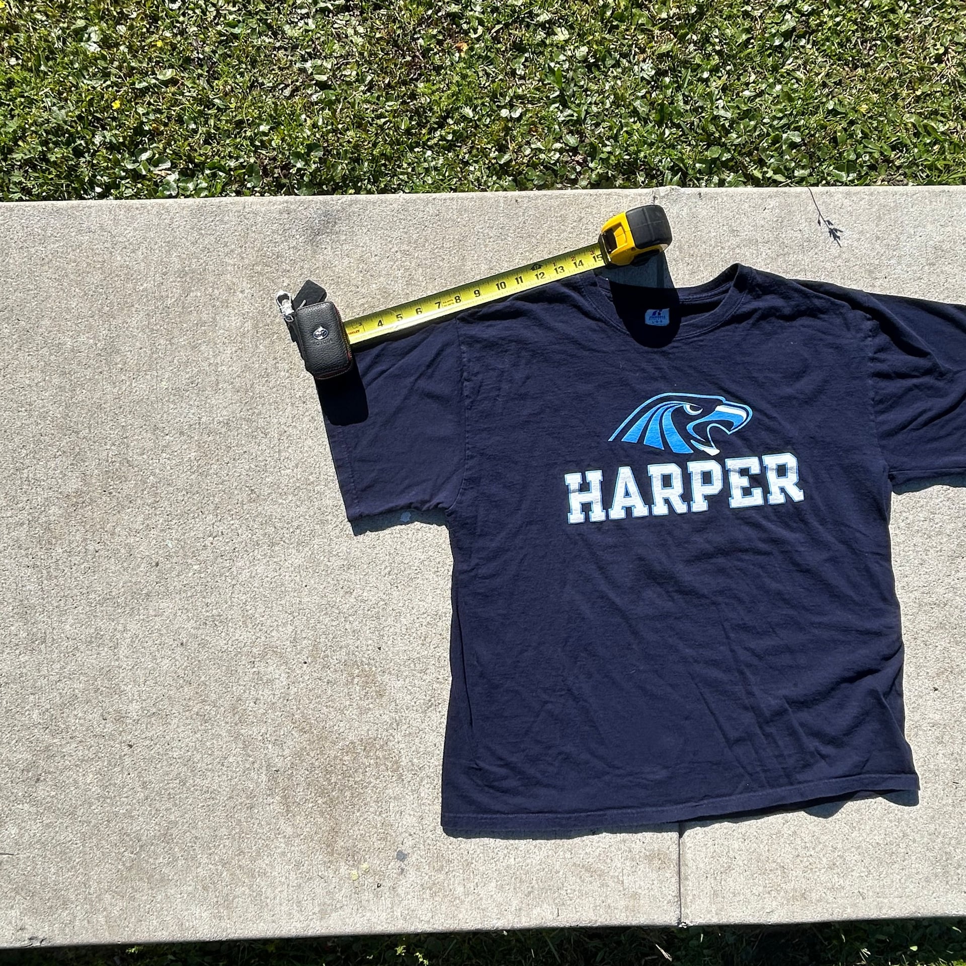 Harper College Navy T-Shirt 3