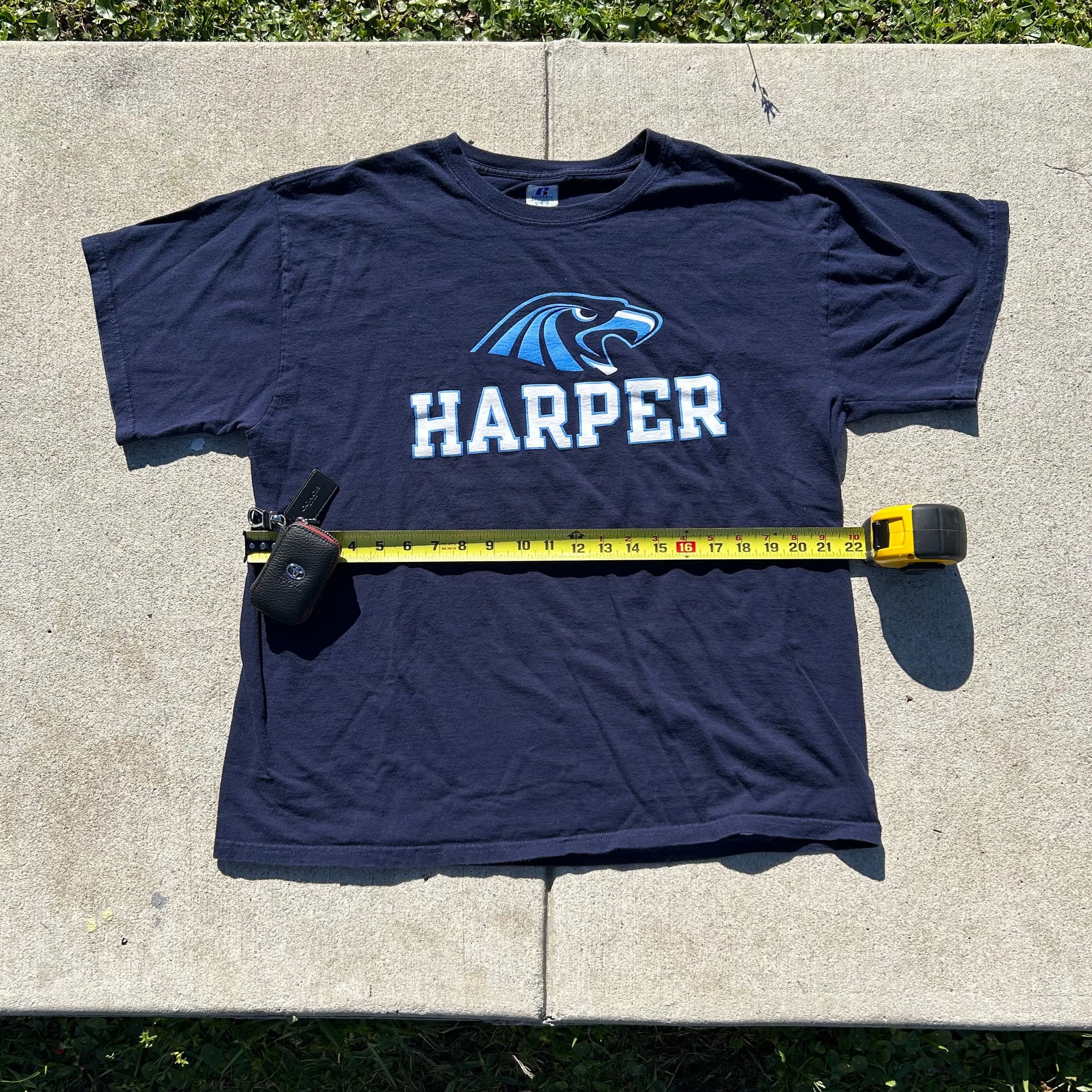 Harper College Navy T-Shirt 1