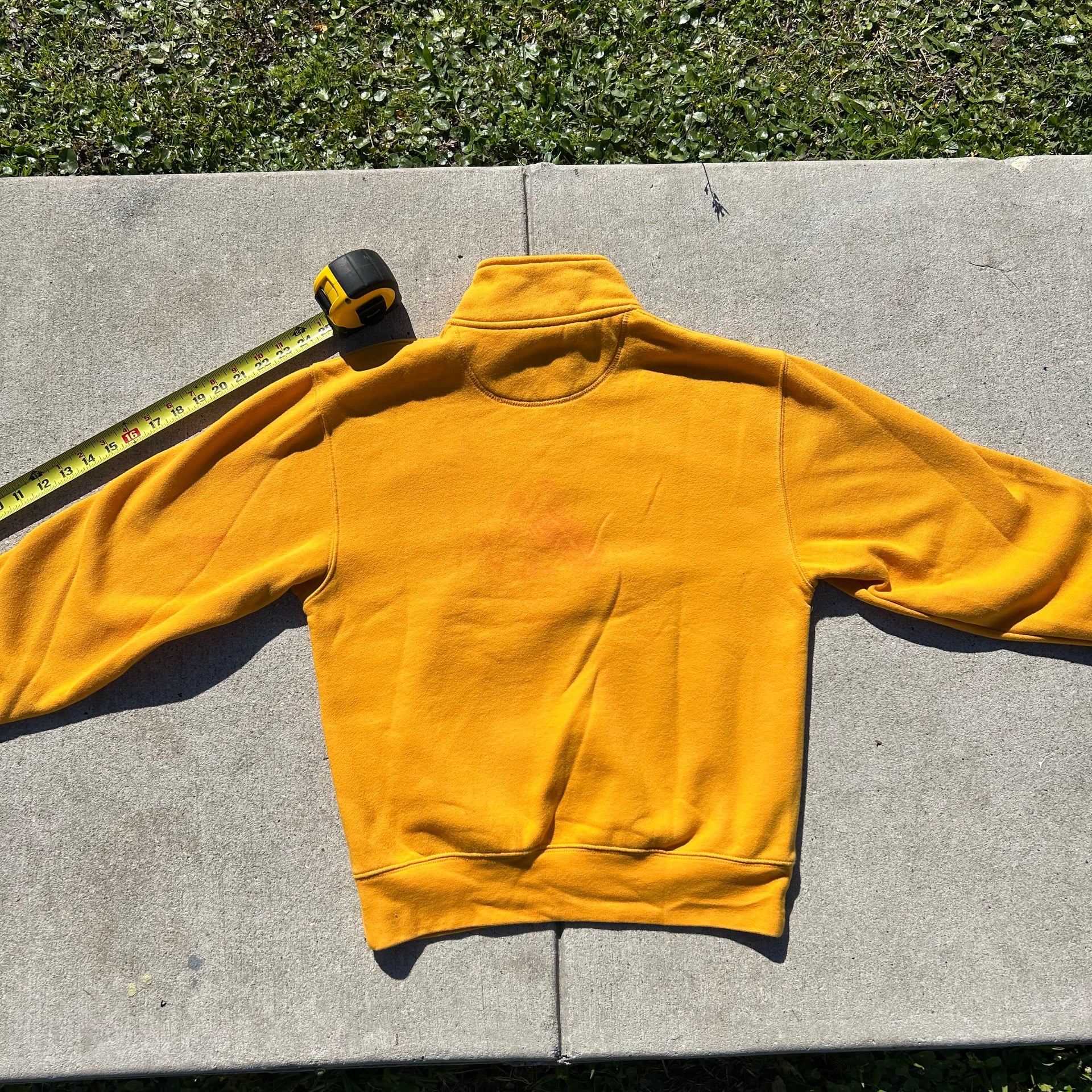 Vintage Mizzou Tiger University Yellow Sweatshirt S 4
