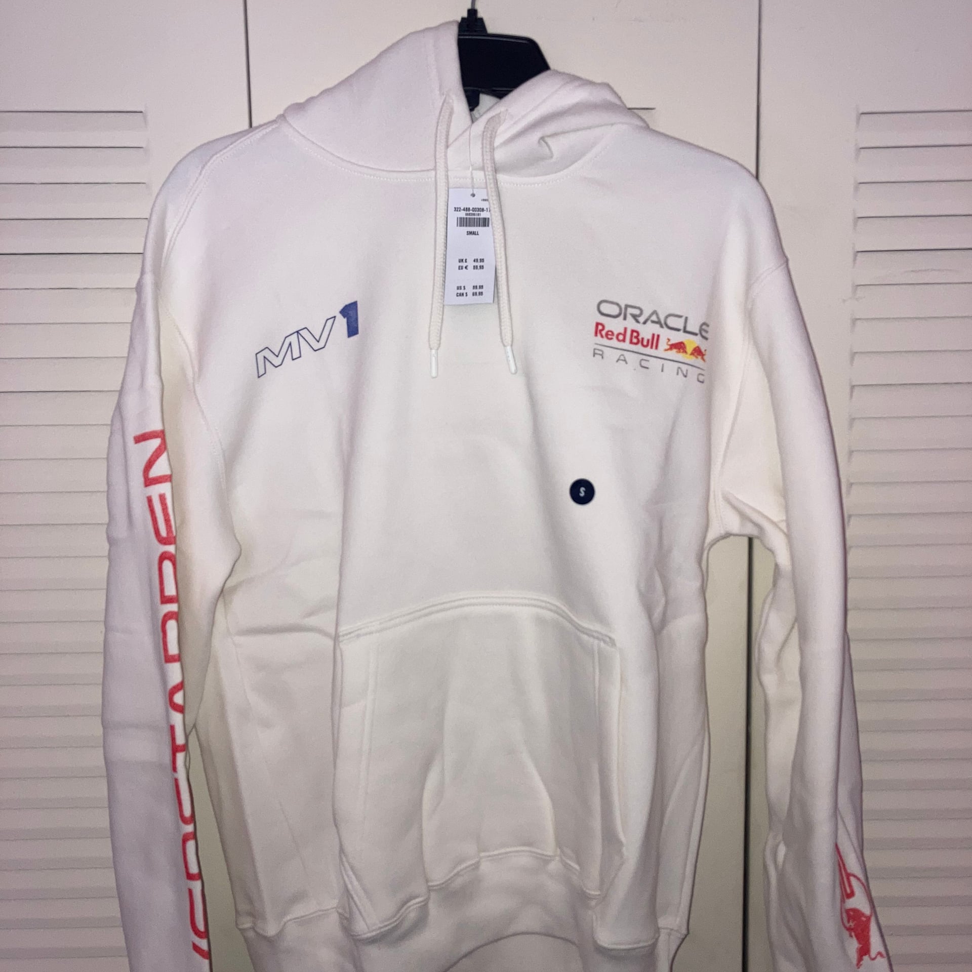 Men's Relaxed Oracle Red Bull Racing Graphic Hoodie 1