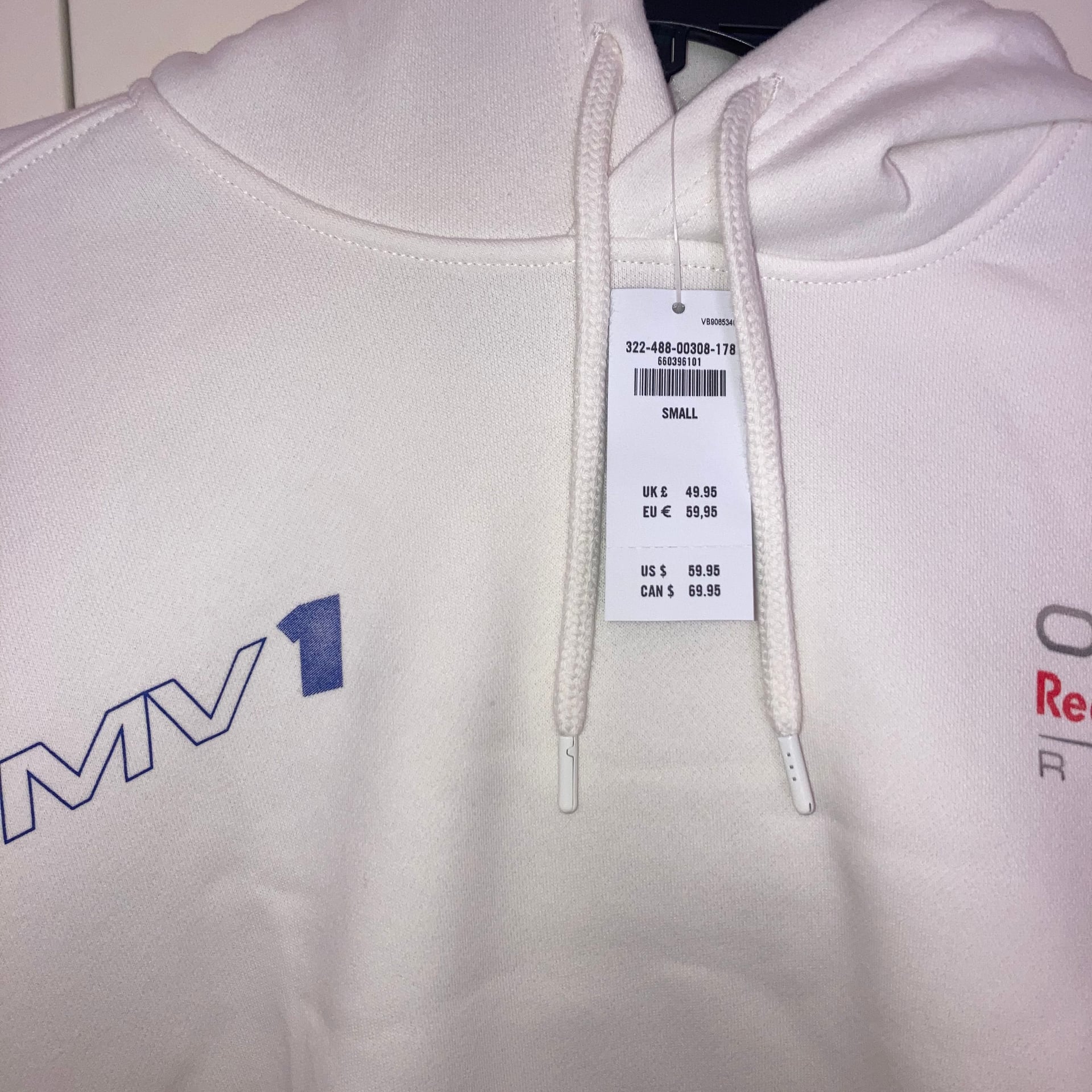 Men's Relaxed Oracle Red Bull Racing Graphic Hoodie 2
