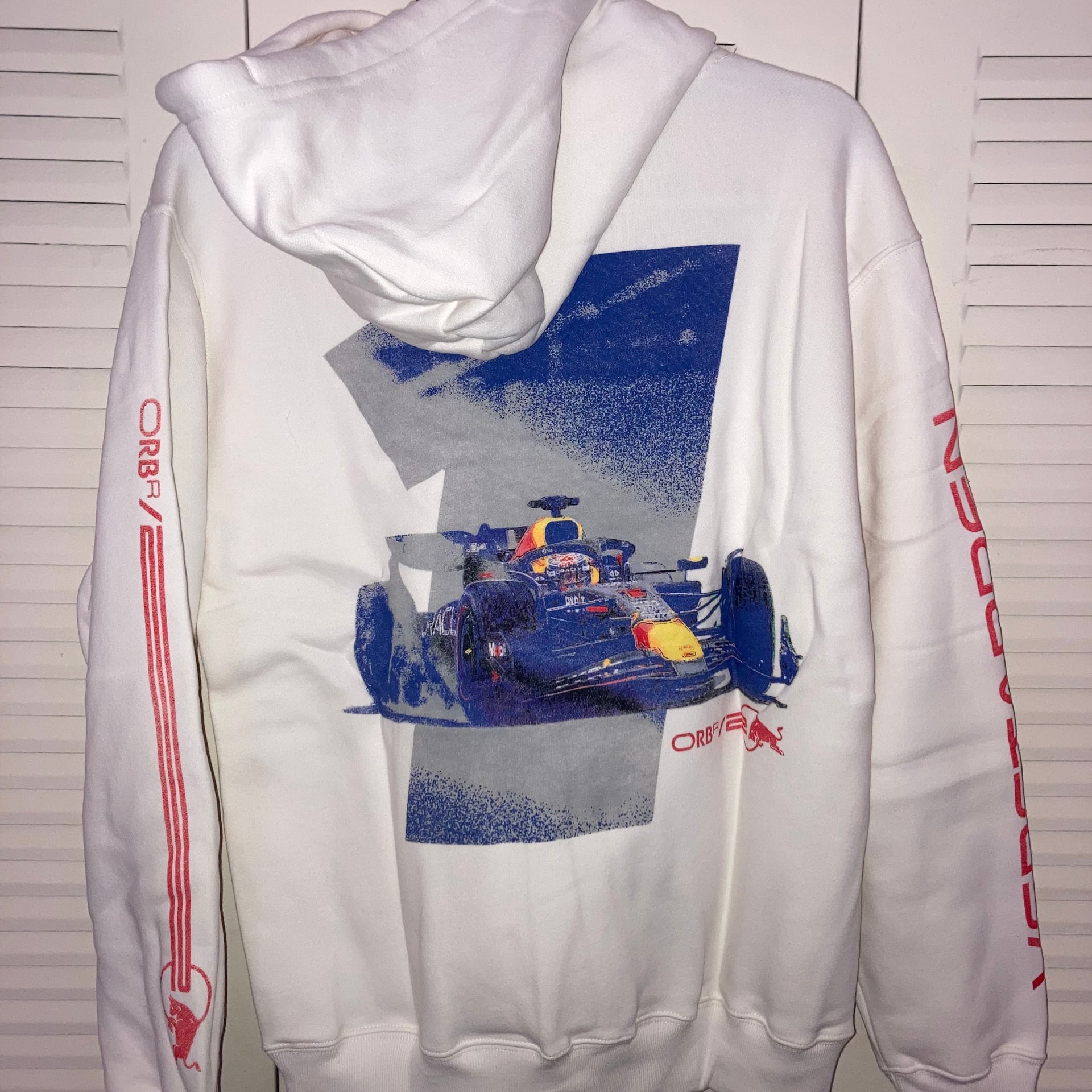 Men's Relaxed Oracle Red Bull Racing Graphic Hoodie 4