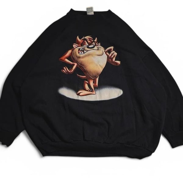 Looney Tunes Tasmanian Devil crewneck sweatshirt X-Large
  