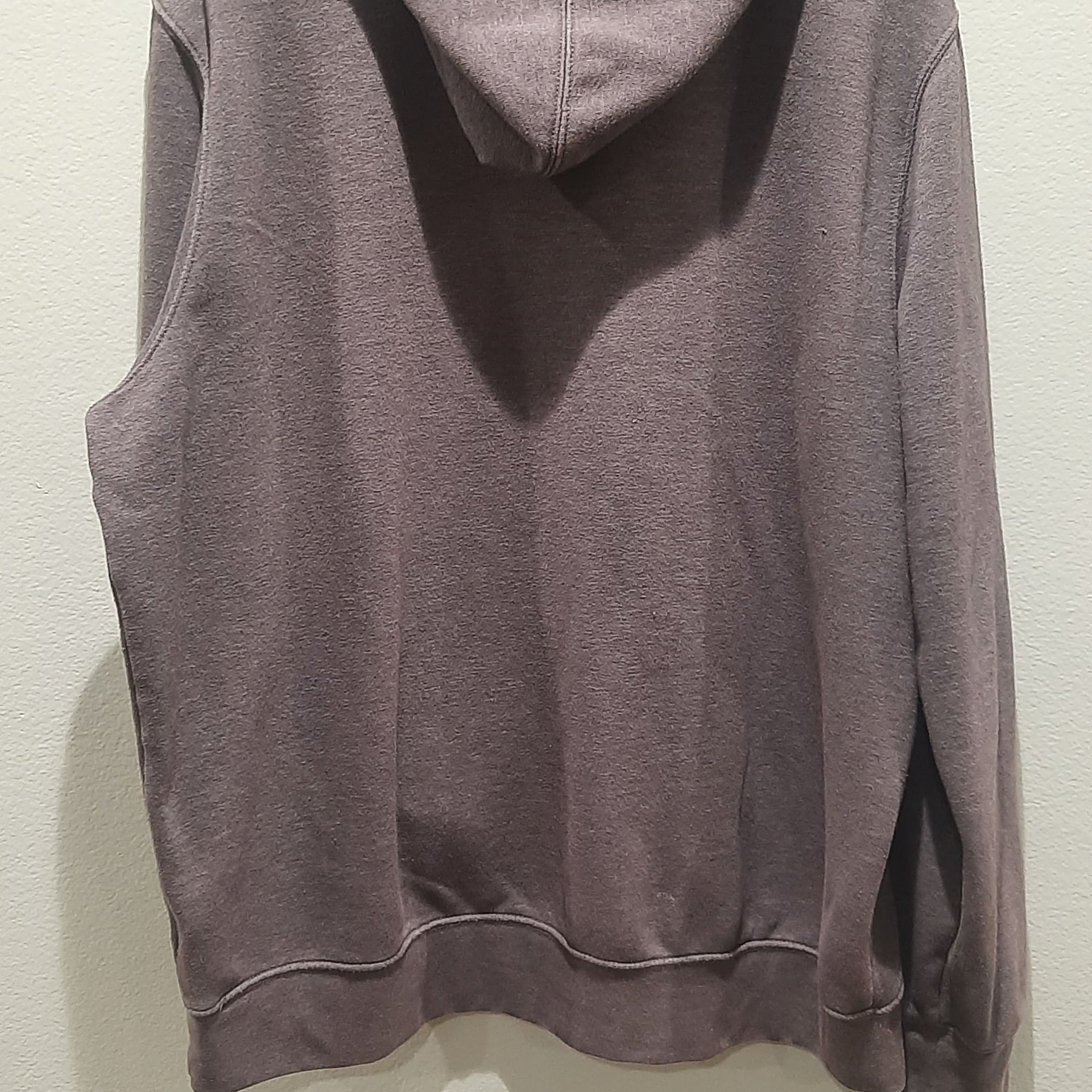 The North Face Gray Long Sleeve Hoodie Men's Size Large L Cotton Blend 6