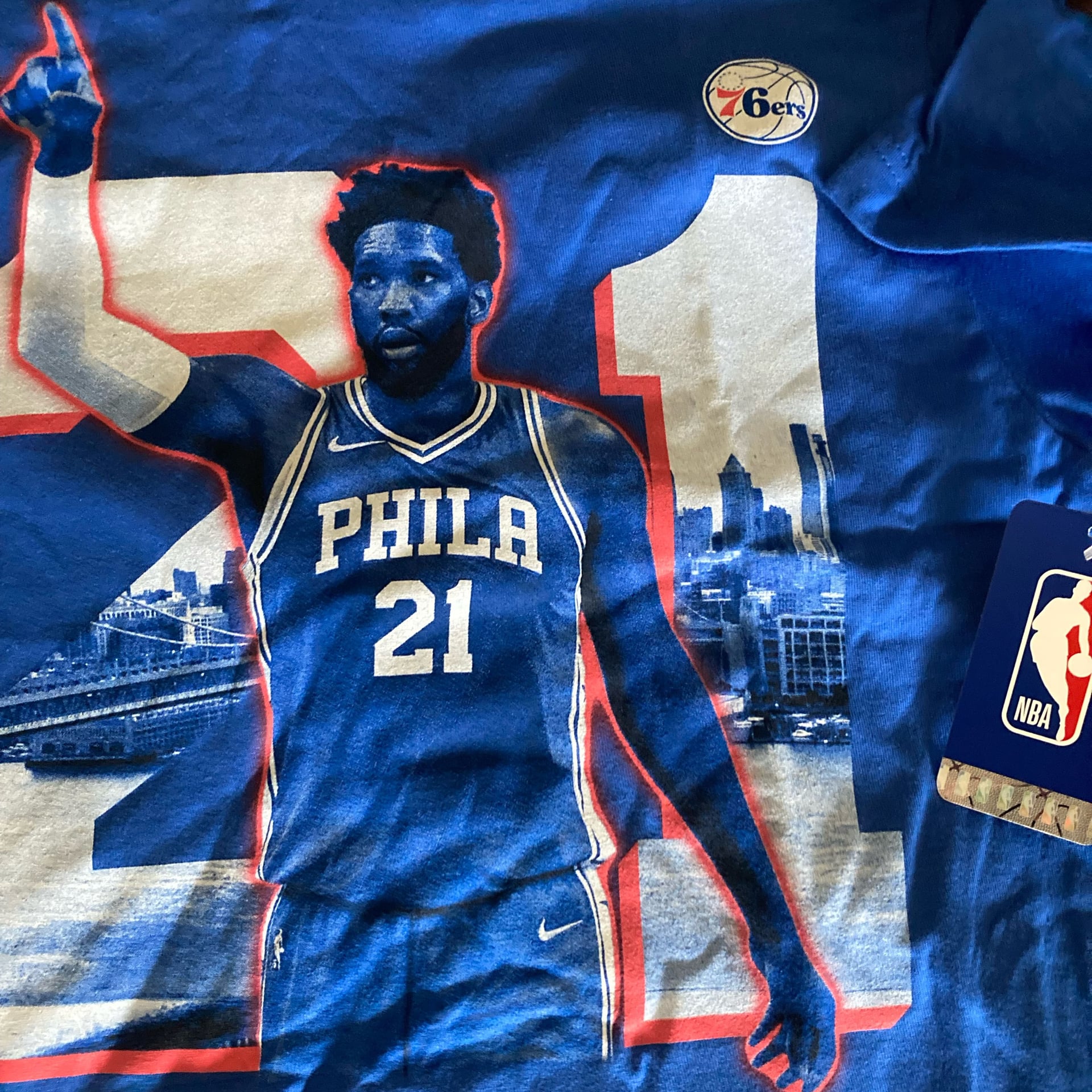 Philadelphia Basketball Player Graphic T-Shirt 2