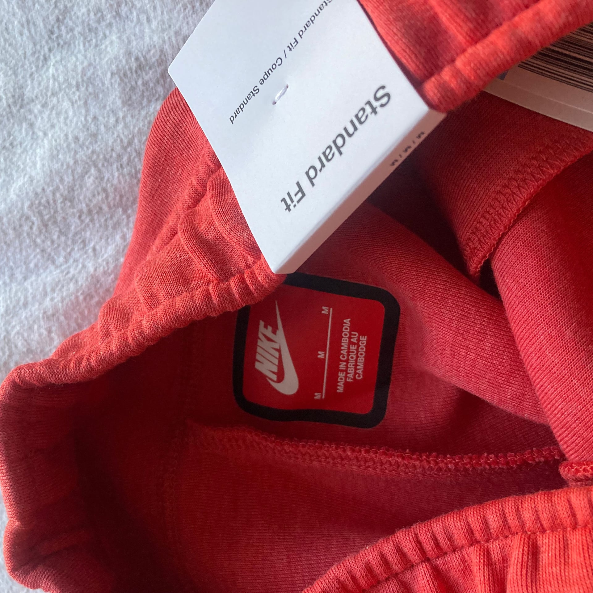 Nike Sportswear Tech Fleece Sweatpants Red Kids Size medium- US 4