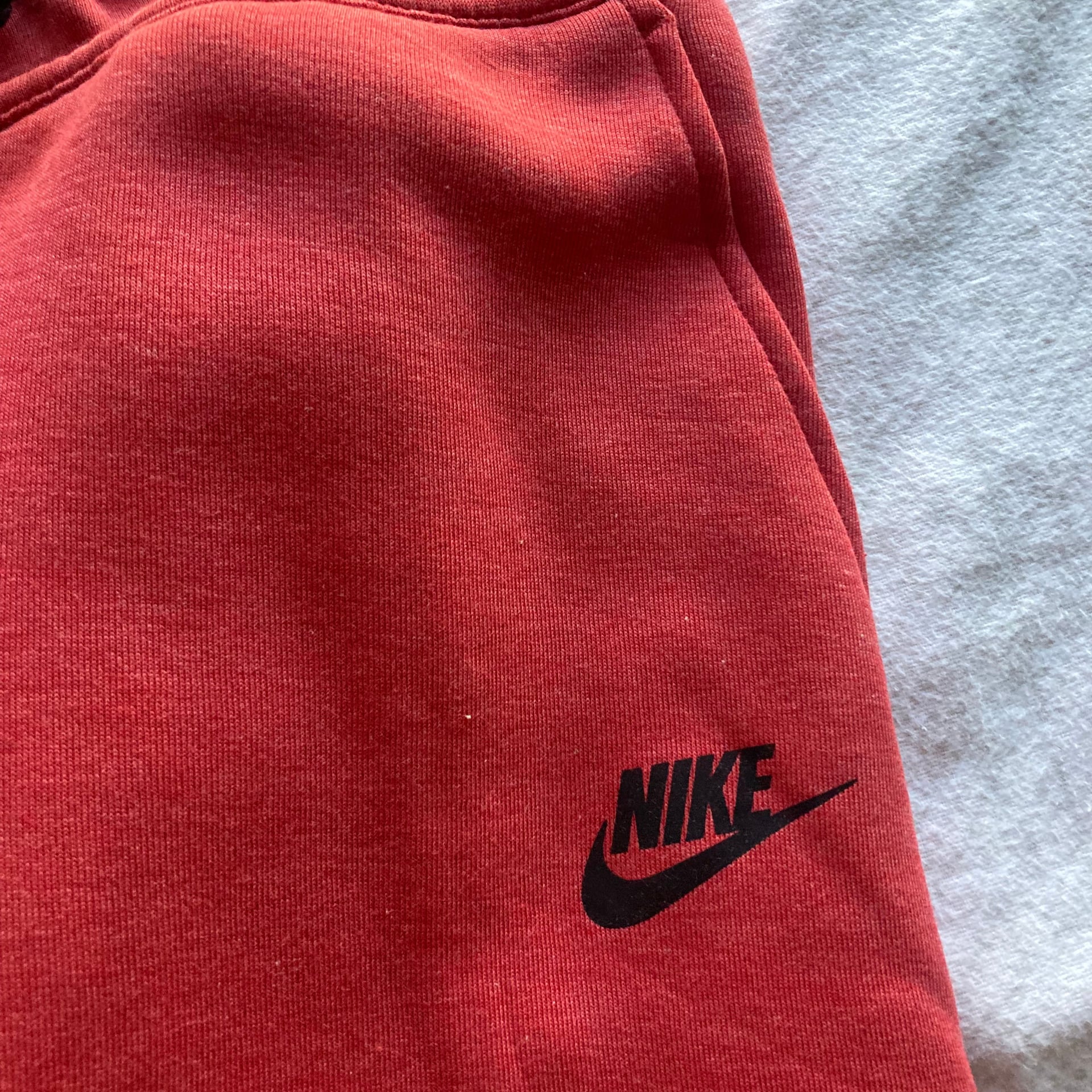 Nike Sportswear Tech Fleece Sweatpants Red Kids Size medium- US 3