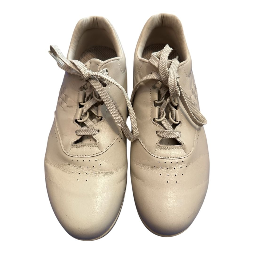 SAS Free Time Women Beige Walking Shoe Size 10.5WW Pre Owned 1