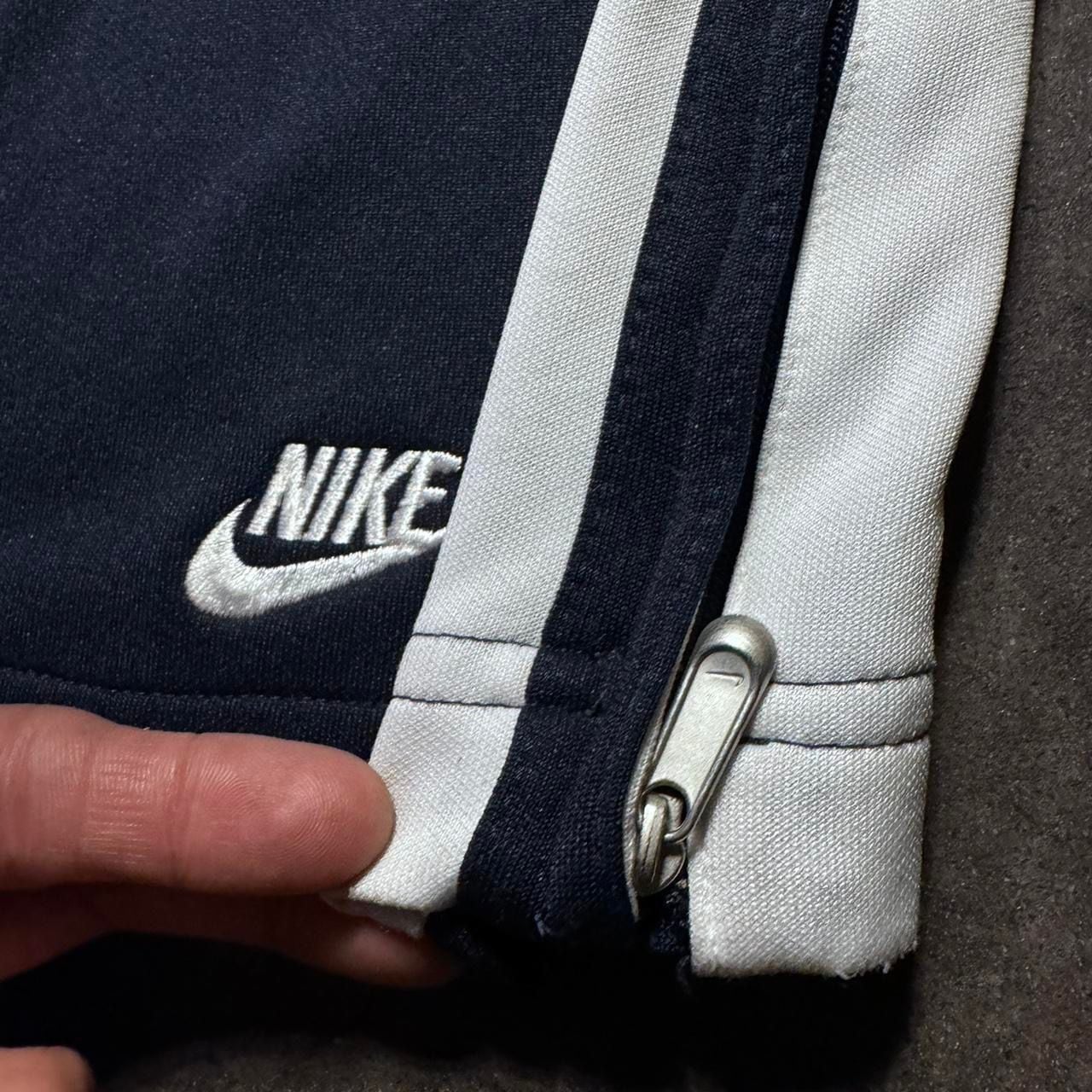 Y2K Navy Polyester Full Zip Tracksuit Set Large 6