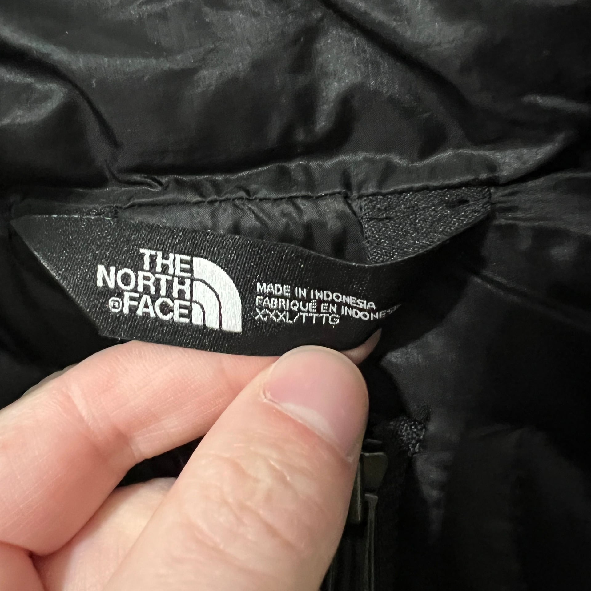 The North Face TNF Zip Up Thermoball Down Puffer Jacket Mens Size XXXL 3XL Embroidered 5