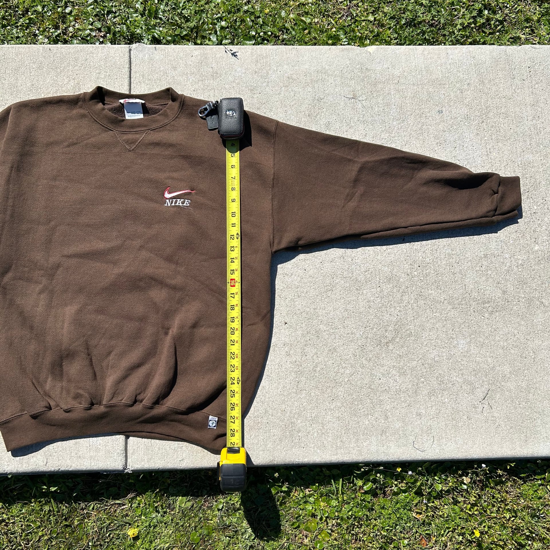 Made In Usa × Nike × Vintage 90s Vintage Nike Chocolate Brown Side Swoosh 2