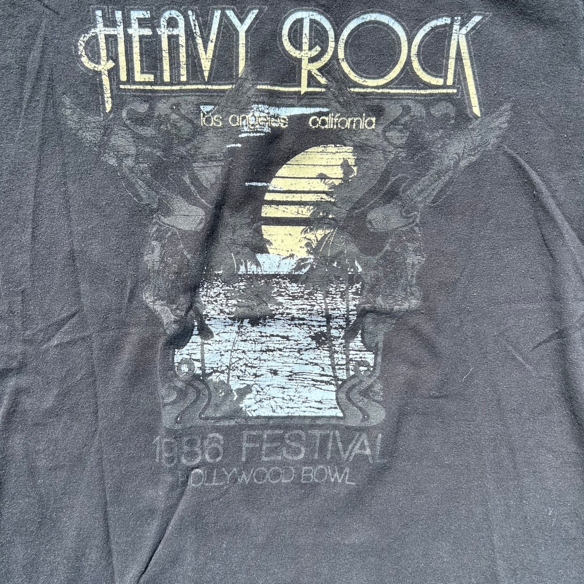 Vintage 1986 Heavy Rock Festival T-Shirt 6