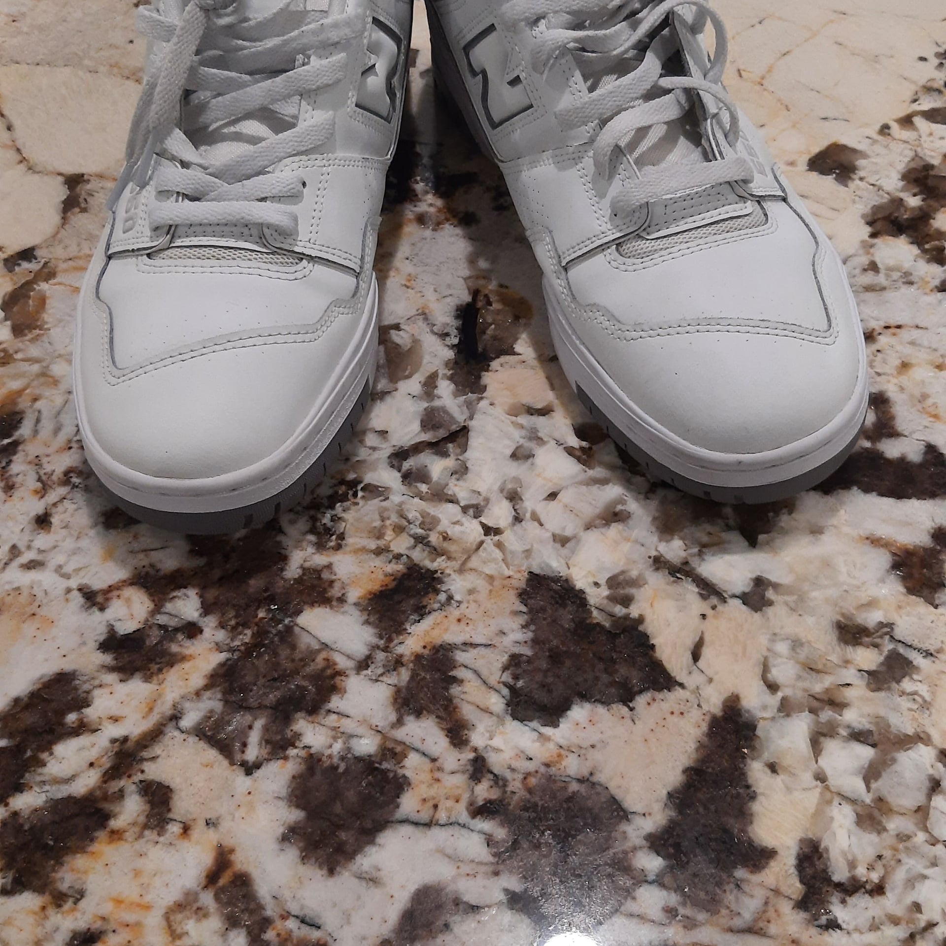 New Balance 550 White nearly New, SiZe US 13 Basketball sneakers 3
