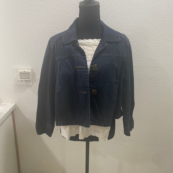 a.n.a Business Jean Jackets for Women Size L