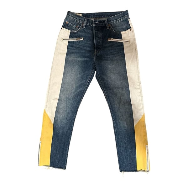 501 jeans Levi's Blue size 29 US in Cotton Button Fly WB 16” INS 28” 11”Rise