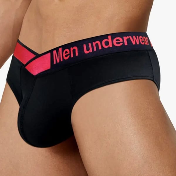 HMUTLHT Men's sports low-waist briefs hip-lifting Modal comfortable underwear-3pcs (US, Alpha, Medium, Regular, Regular, 3pcs(orange+black+white)) at Amazon Men's Clothing store,