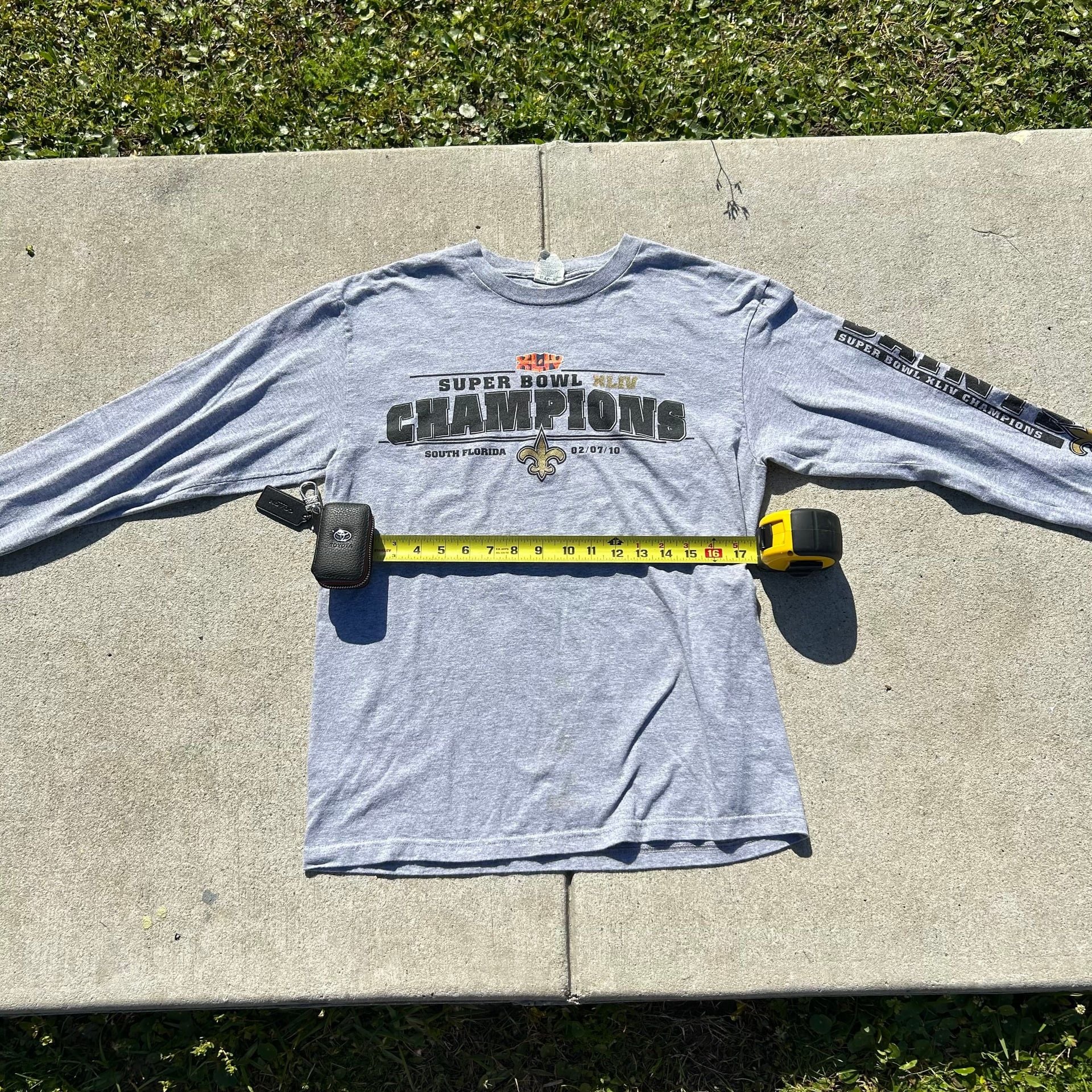 Saints Super Bowl XLIV Champions Long Sleeve Shirt 1