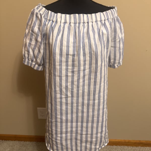 Michael Kors Women's Knee Length Short Sleeve Striped Dresses for Women for sale