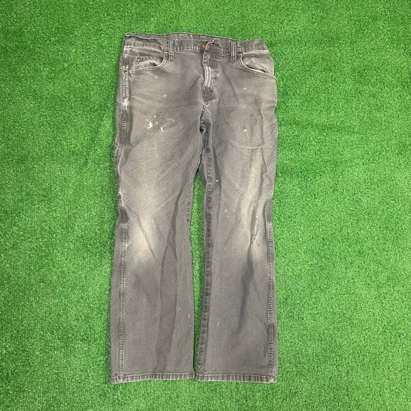 Distressed grey dickies carpenter pants 34x30 