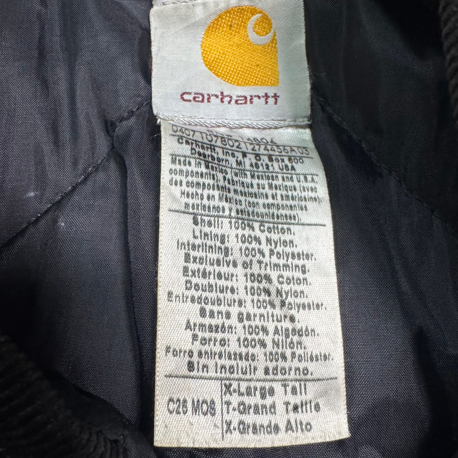 Vintage Carhartt Duck Canvas Jacket - XL Tall 6