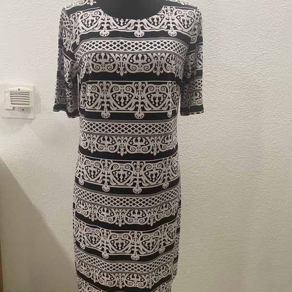 Leslie Fay Short Sleeve Geometric Dresses for Women for sale