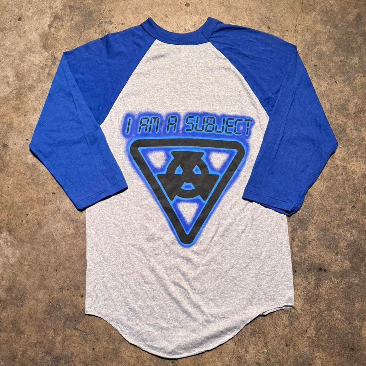1980s Aldo Nova Raglan I Am A Subject 3/4 Sleeve shirt Medium
6