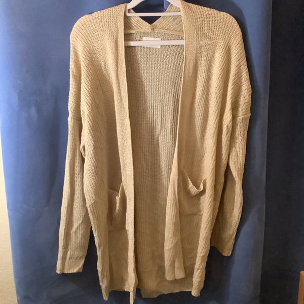 Cozy Knit Open-Front Cardigan with Pockets