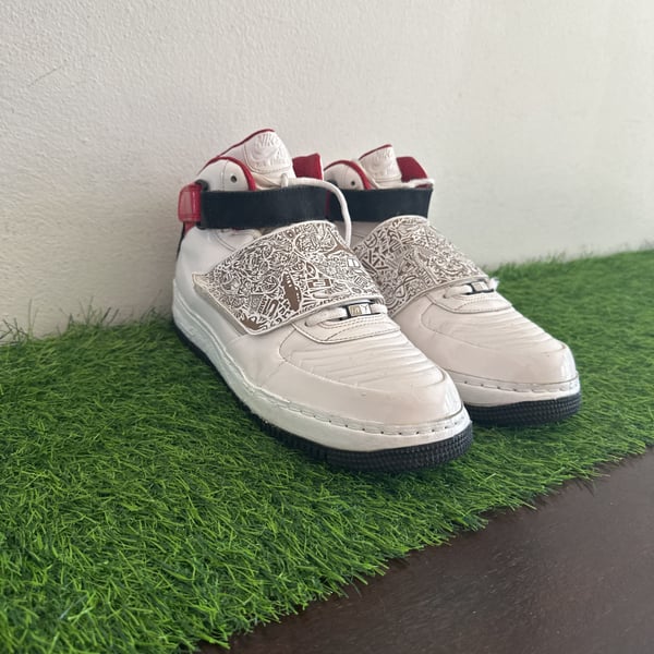 Buy Air Jordan Fusion 2008 'White Varsity Red' - 331823 101