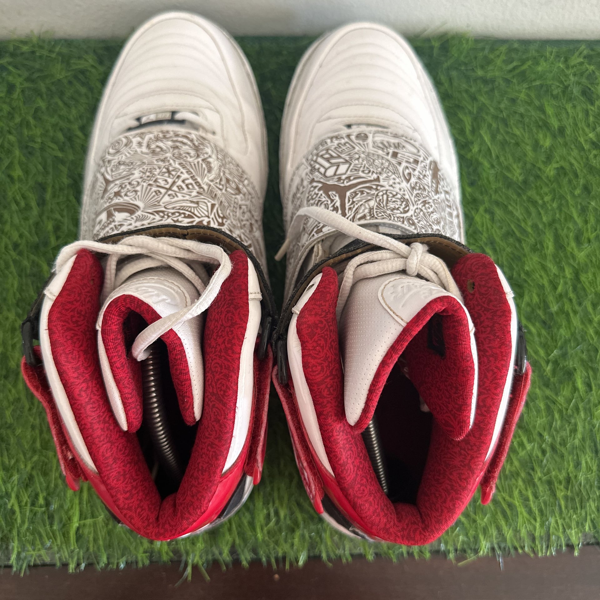 Buy Air Jordan Fusion 2008 'White Varsity Red' - 331823 101 7