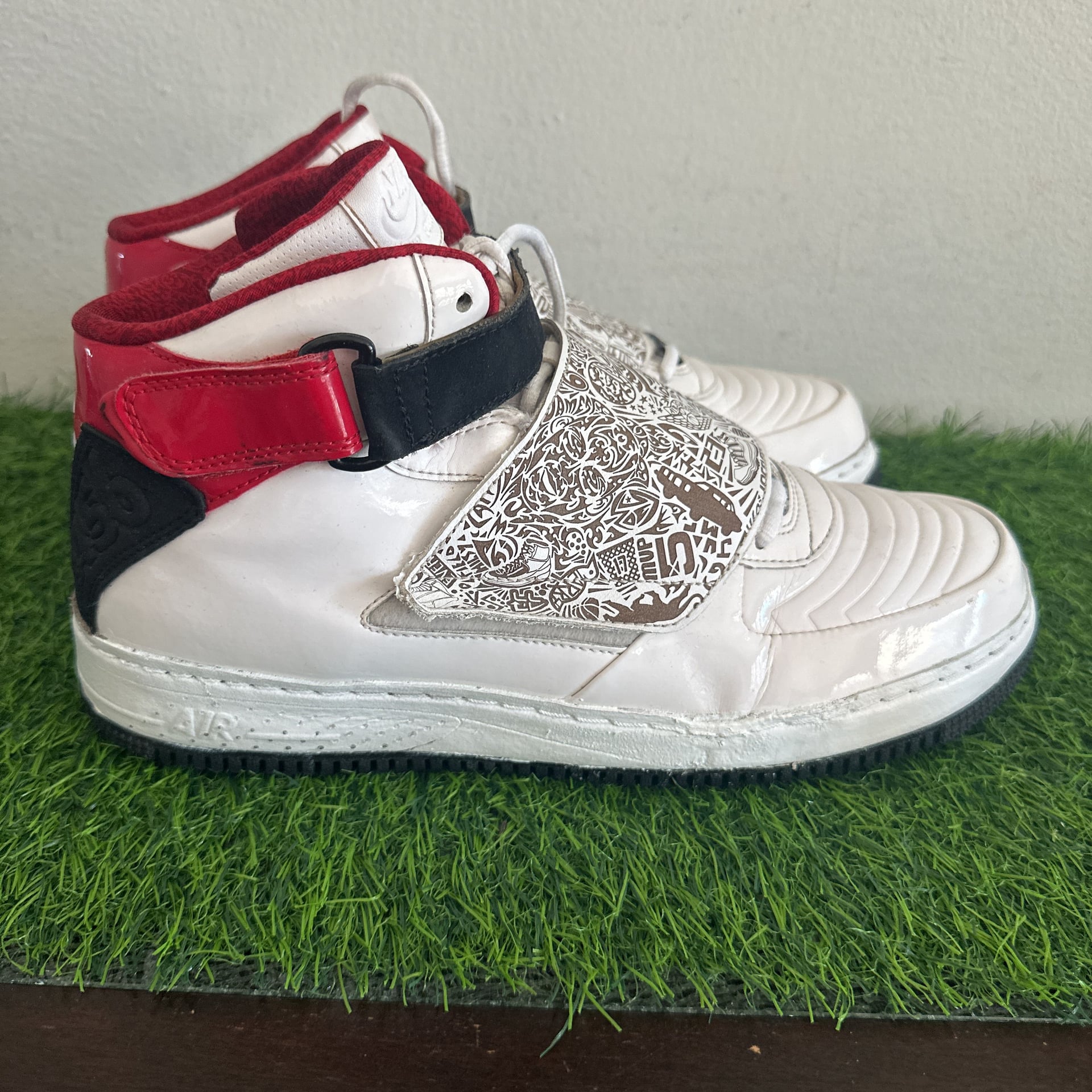Buy Air Jordan Fusion 2008 'White Varsity Red' - 331823 101 4