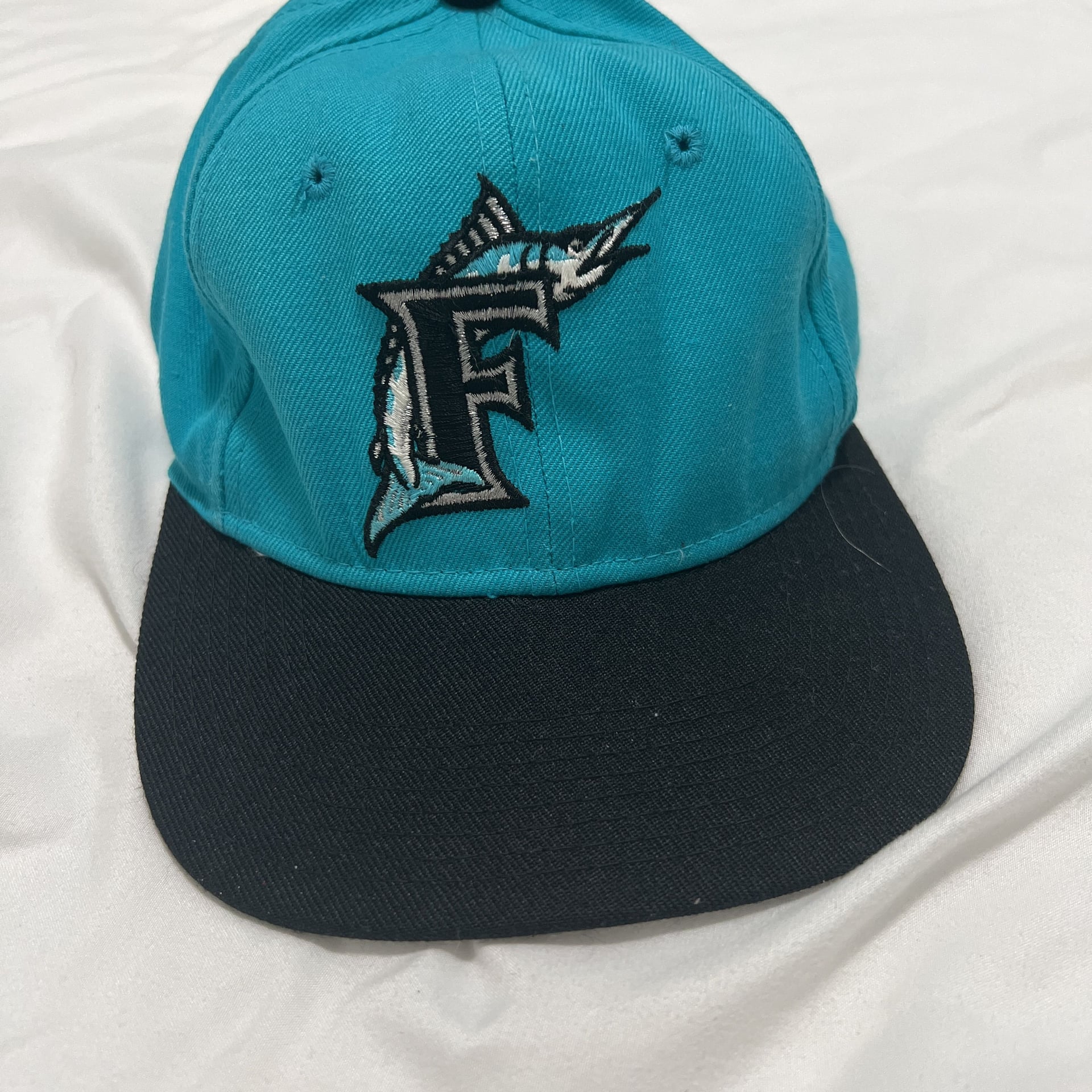 Vintage 90's Florida Marlins Hat Cap Baseball MLB Sports Specialties Snapback Size 7 1/4 2