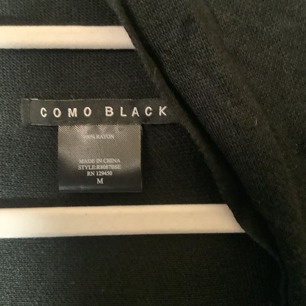 Como Black Women Cardigan 
