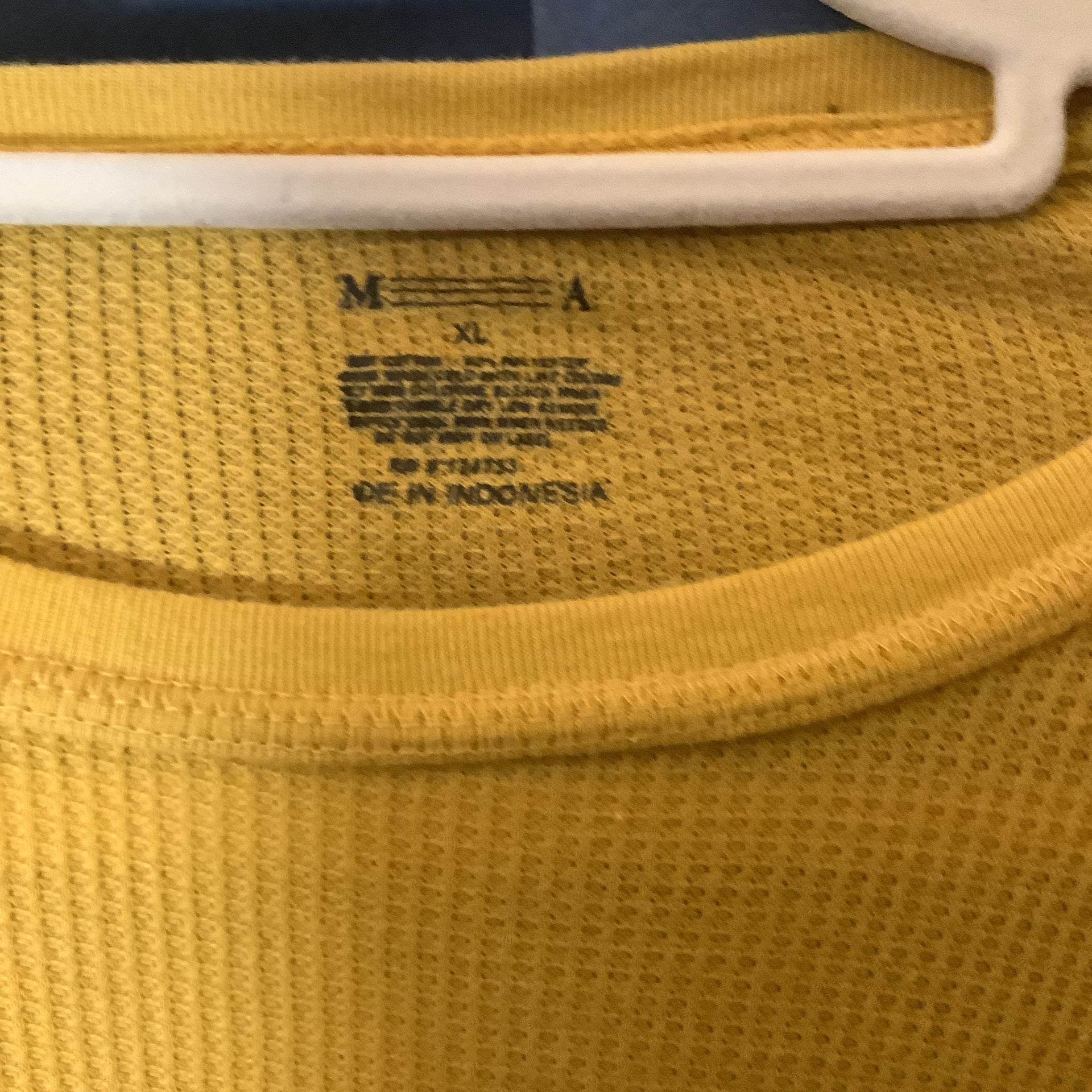Yellow Long Sleeve Crew Neck Shirt 2