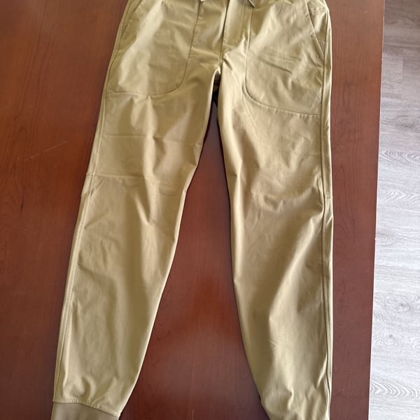 Lululemon Pant Men 34 Brown Chino Actual 32x28 Classic ABC Warpstreme Commission