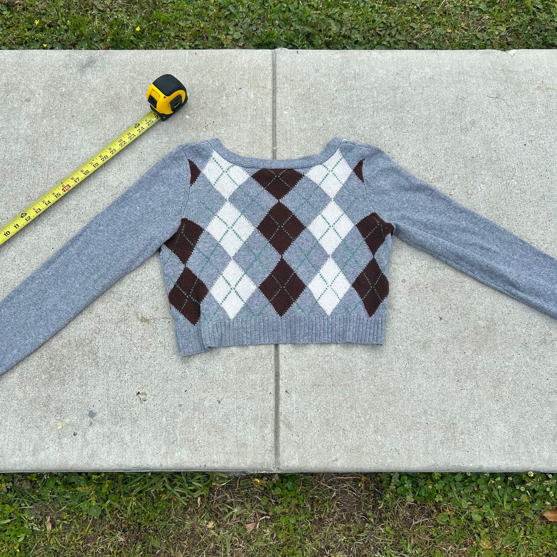American Eagle Outfitters Cardigan x y2k pattern 4