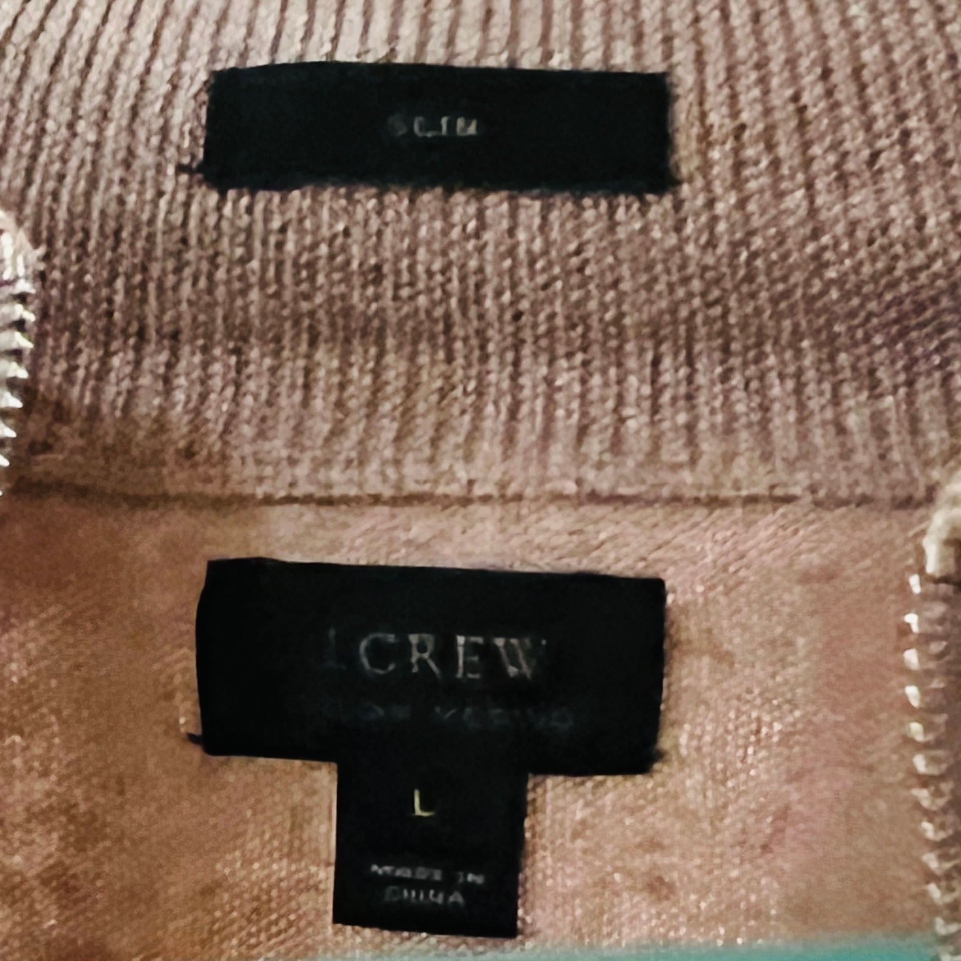 J Crew Cotton Half Zip Sweater Mens MEDIUM New (29) 2