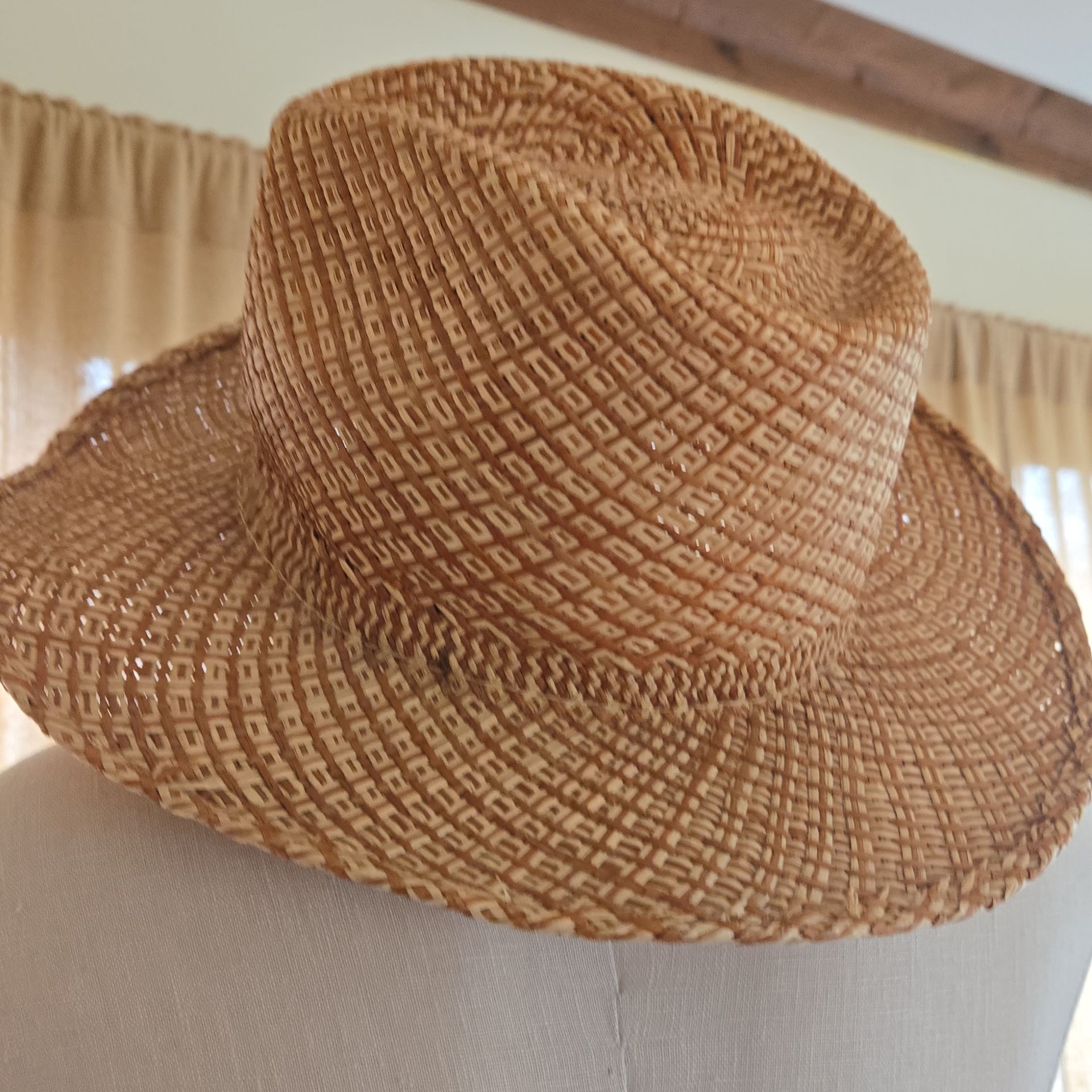 Vintage - Braided straw hat - GOVI hat 6