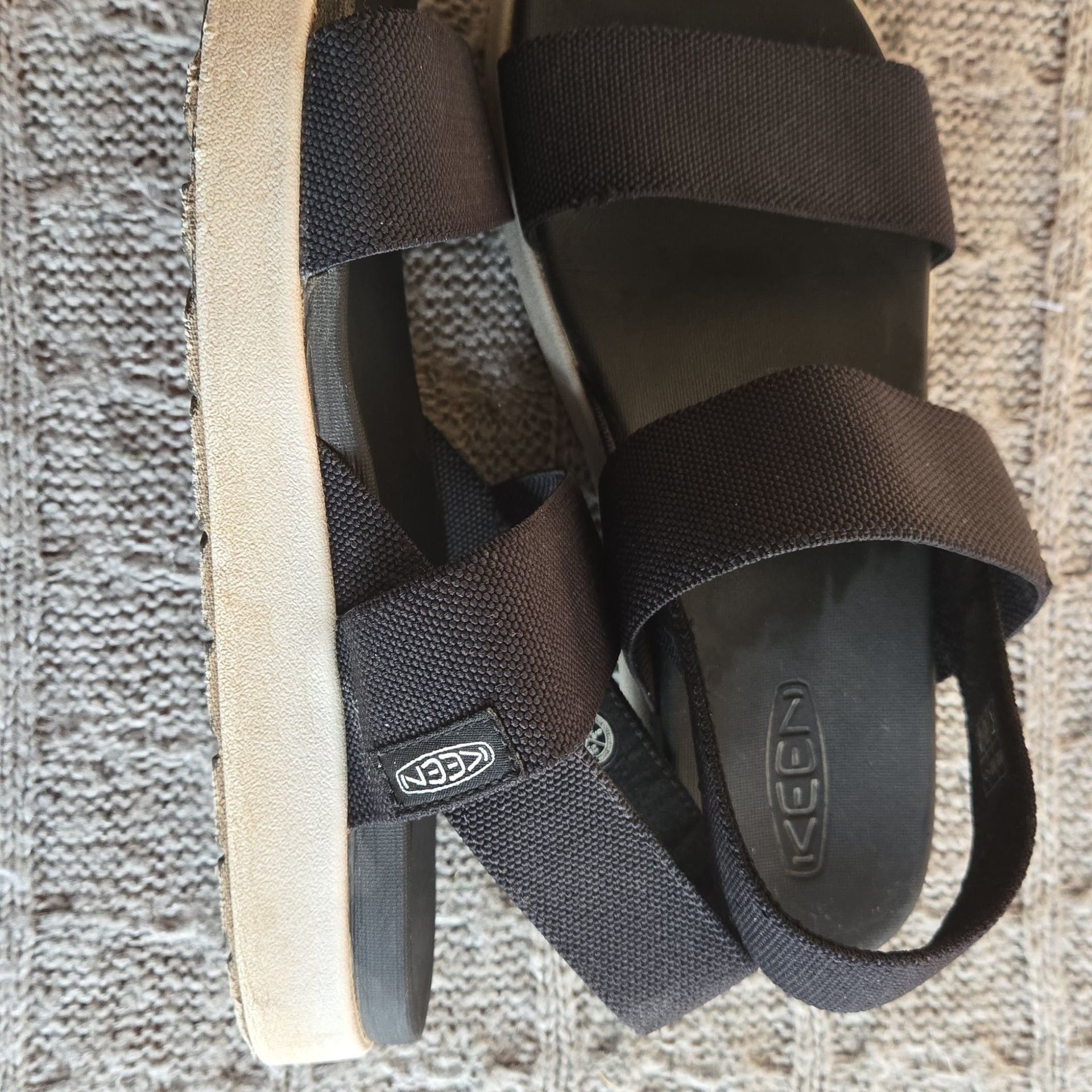 Nice - KEEN - Woman's Sandals Elle Backstrap - Size 9 - Black 3