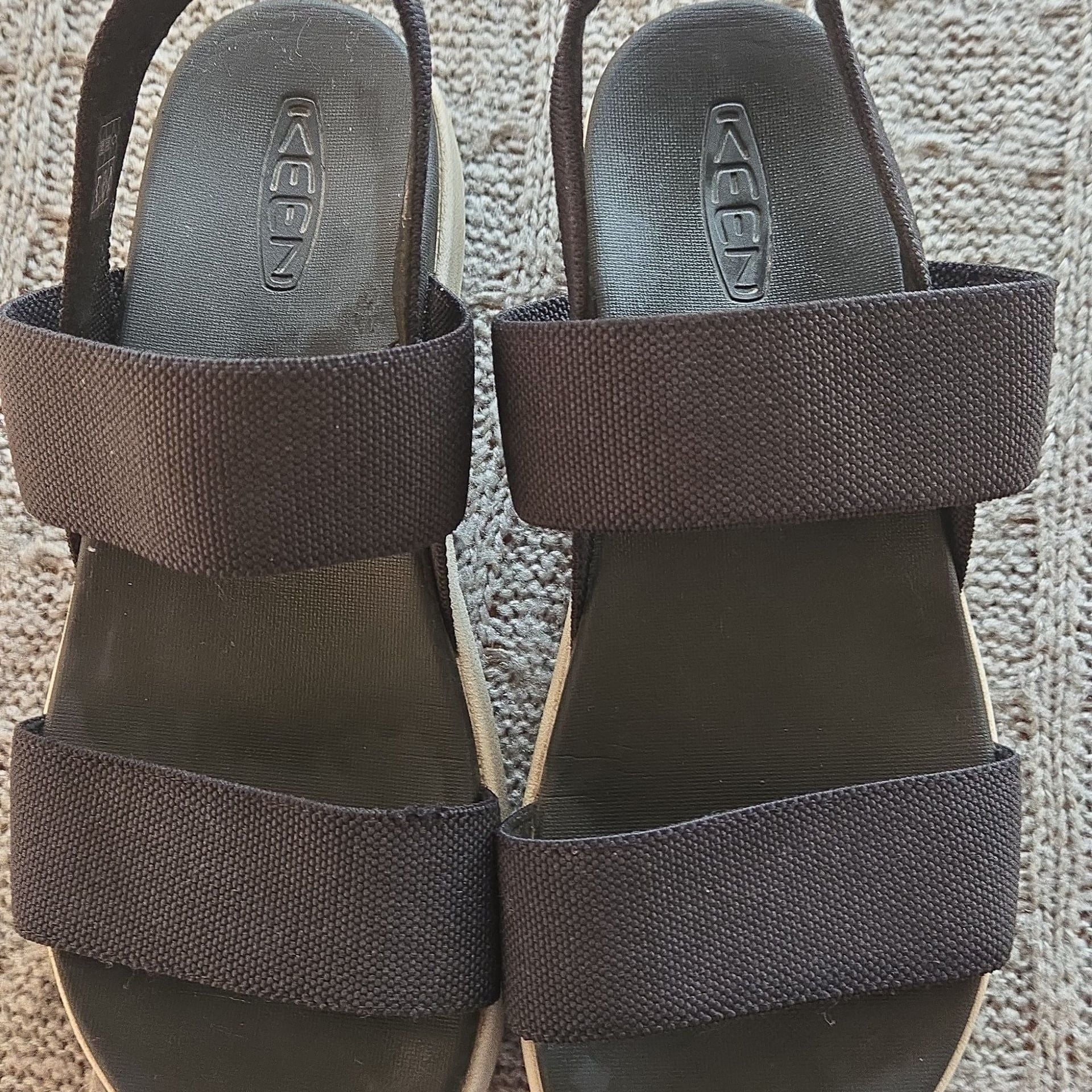 Nice - KEEN - Woman's Sandals Elle Backstrap - Size 9 - Black 2