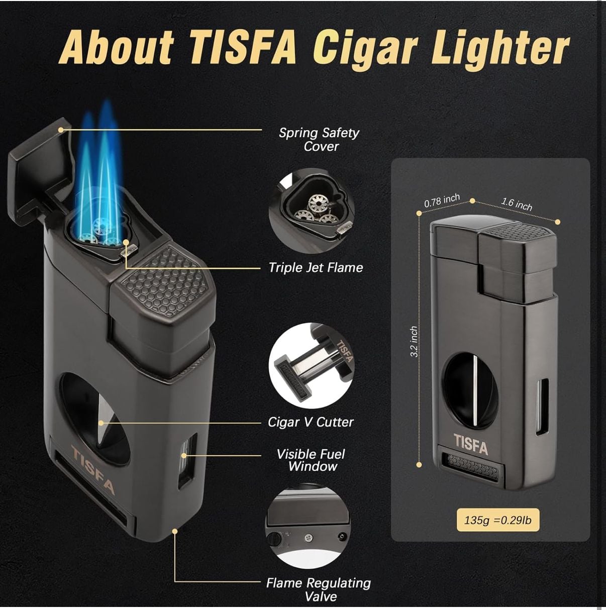 Luxury Leather Travel Cigar Humidor with Accessories 3