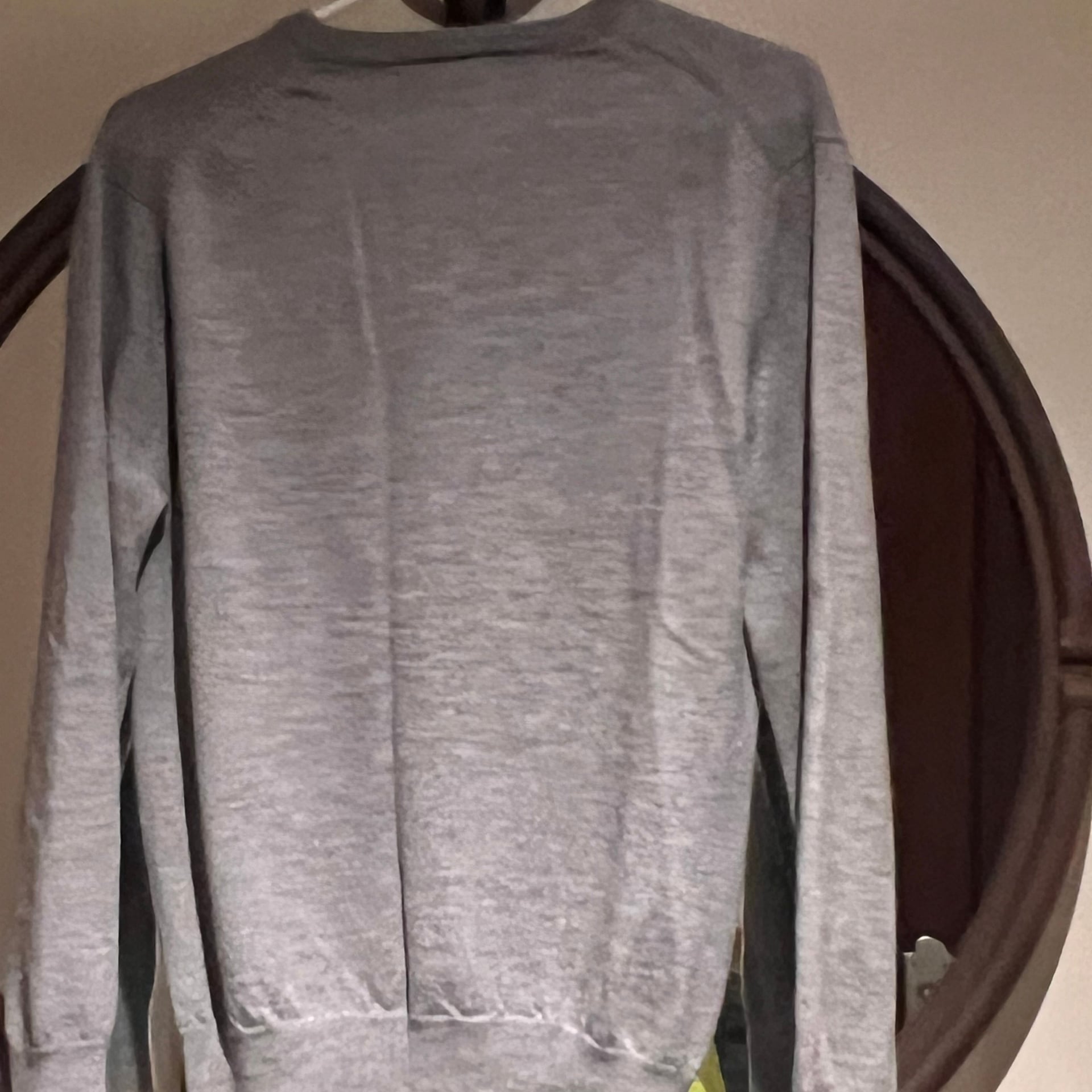 Men's Grey Knit Sweater 7