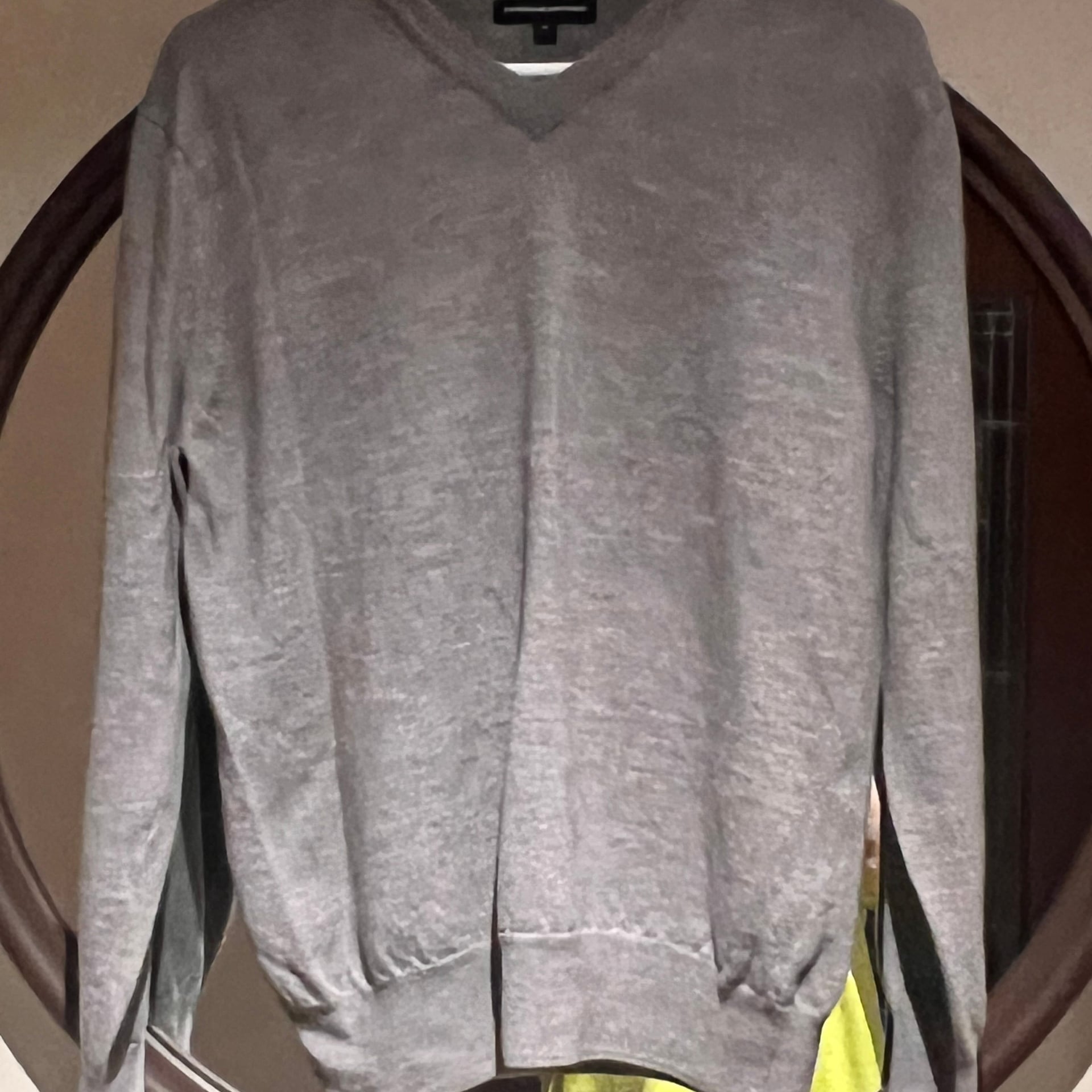Men's Grey Knit Sweater 5