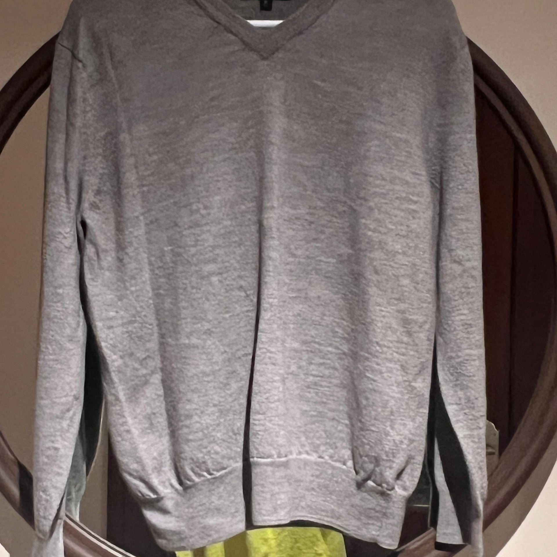 Men's Grey Knit Sweater 4