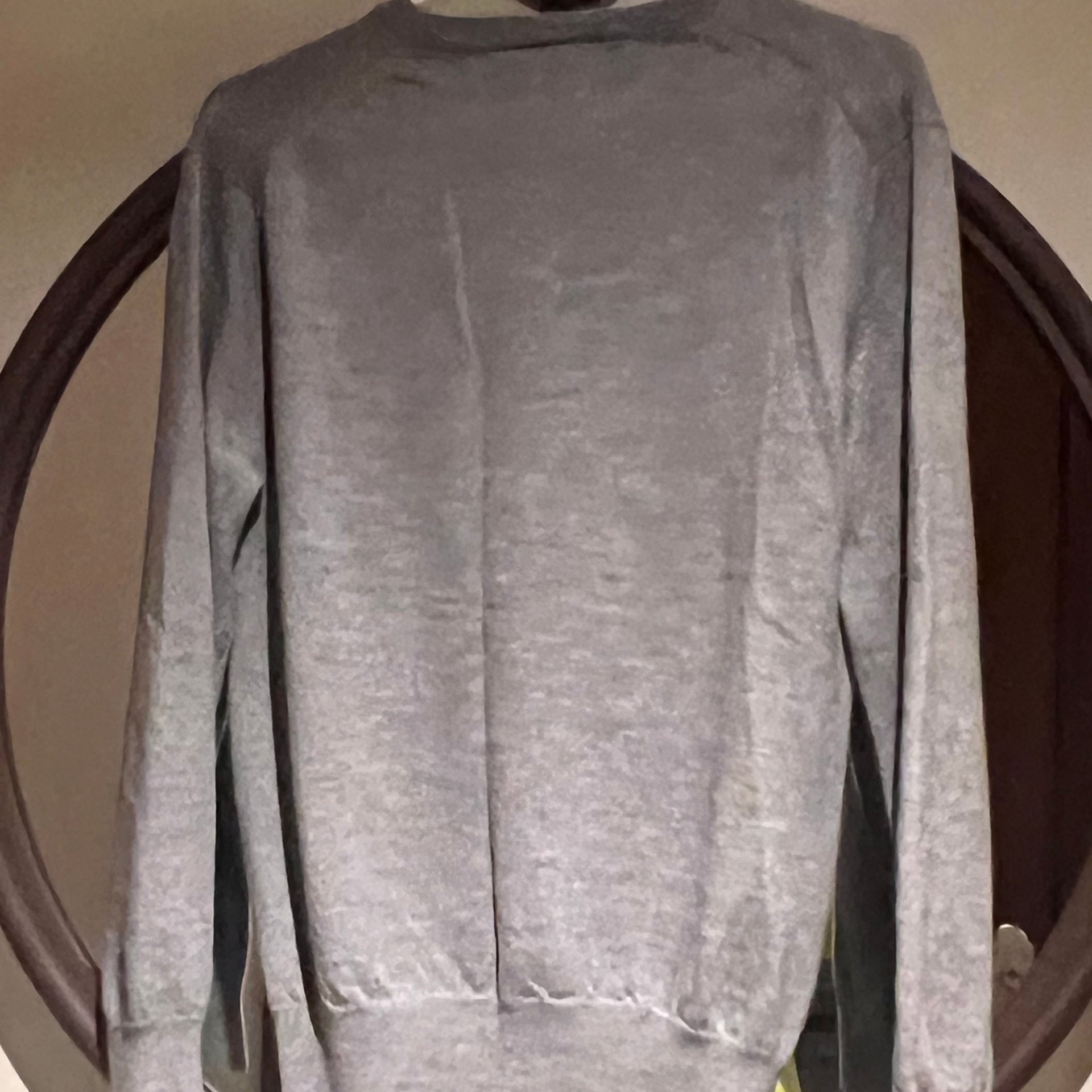 Men's Grey Knit Sweater 6