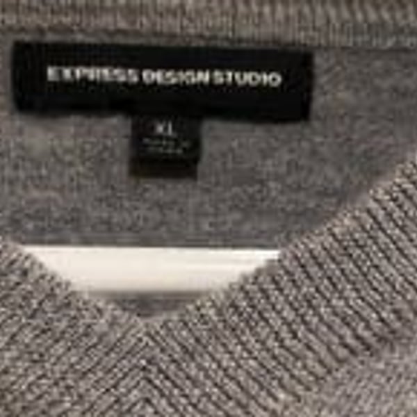 Men's Grey Knit Sweater