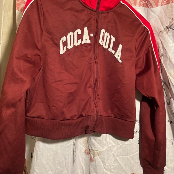 Coca-Cola Red Zip-Up Track Jacket