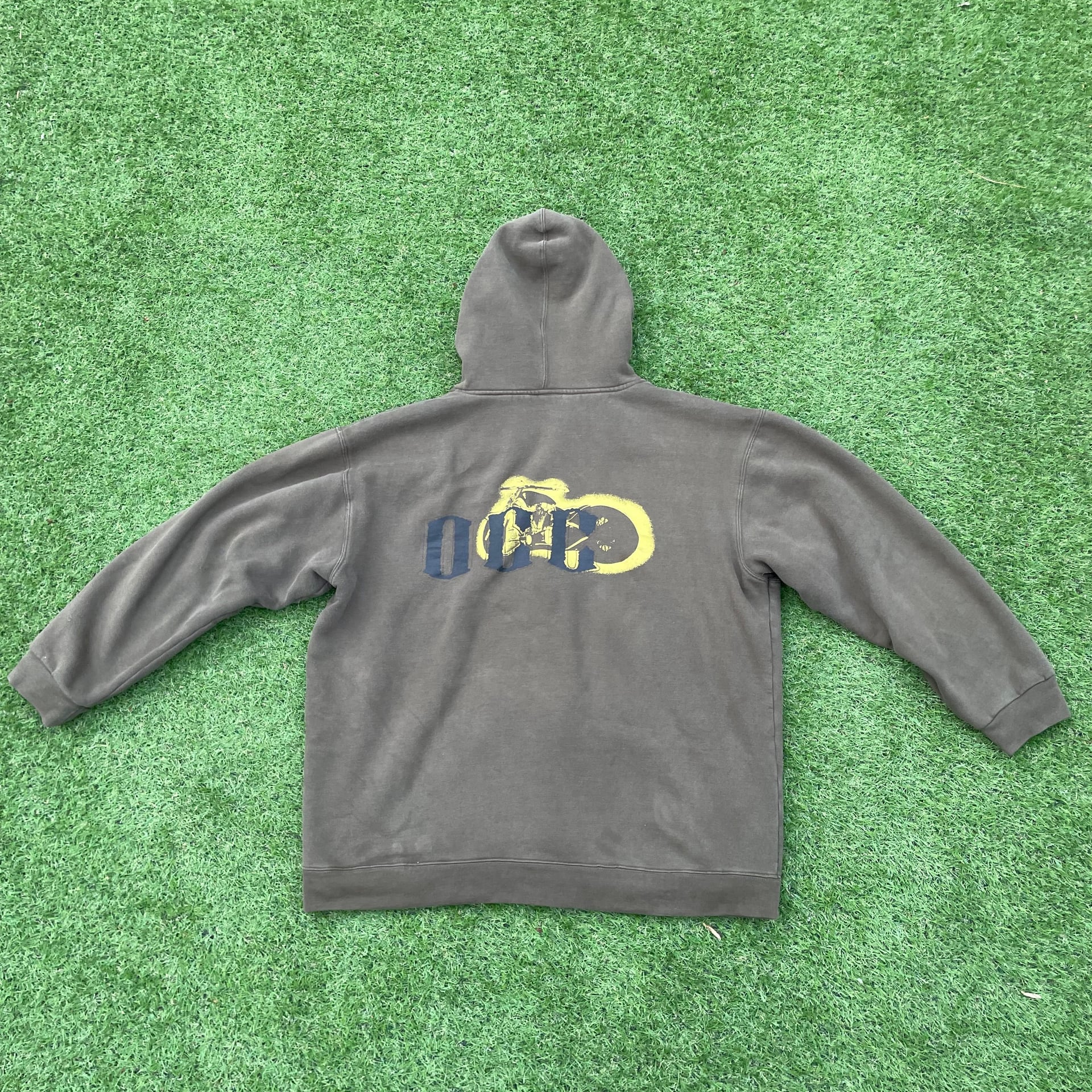 Olive Green Orange County Choppers Zip-Up Hoodie 2