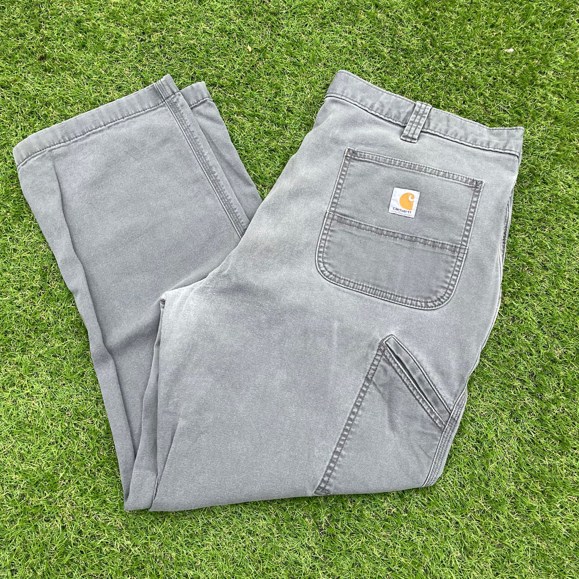Carhartt Men's Gray Work Pants 1